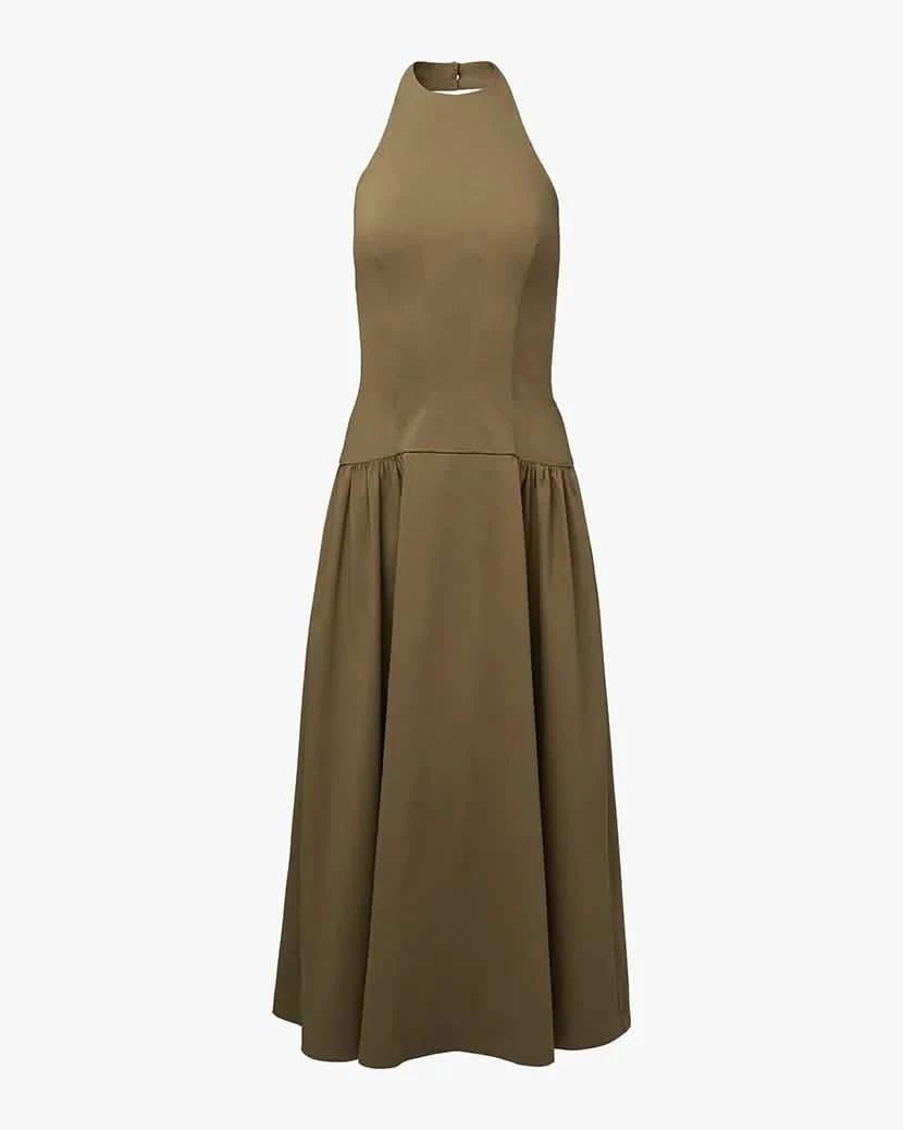 Halter Corset Midi Dress S.L. Blake And Company, LLC Halter Corset Midi Dress S.L. Blake And Company, LLC