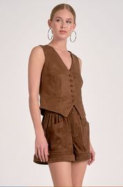 Suede Vest