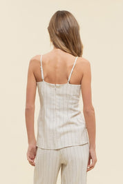 Pinstripe Cami Top