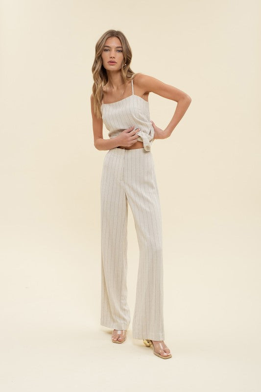 Pinstripe Cami Top
