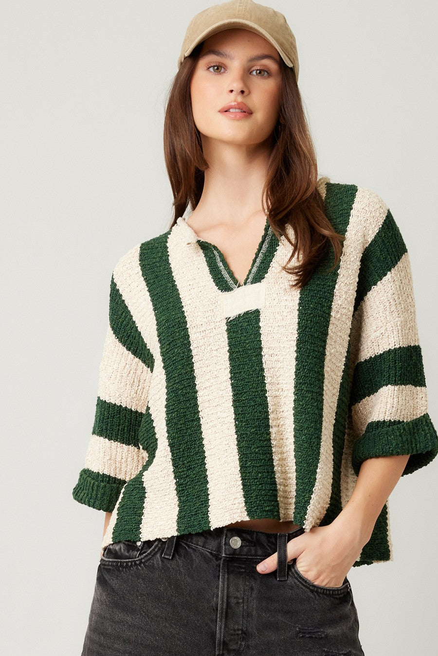 Vertical Striped Sweater