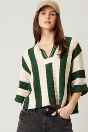 Vertical Striped Sweater