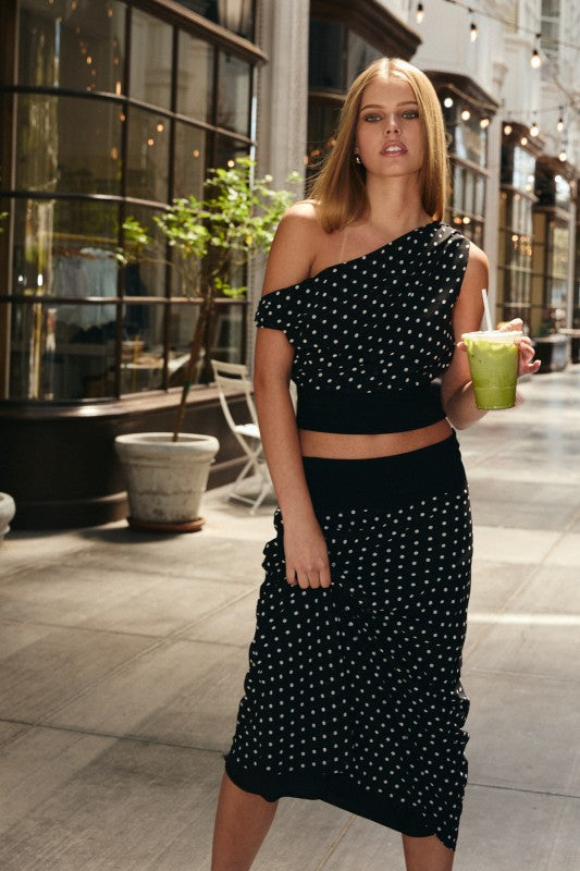 Polka Dot Skirt Set