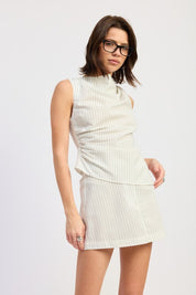 Sleeveless Striped Top