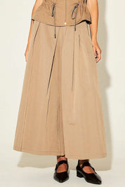 Pleated Wide Leg Pants