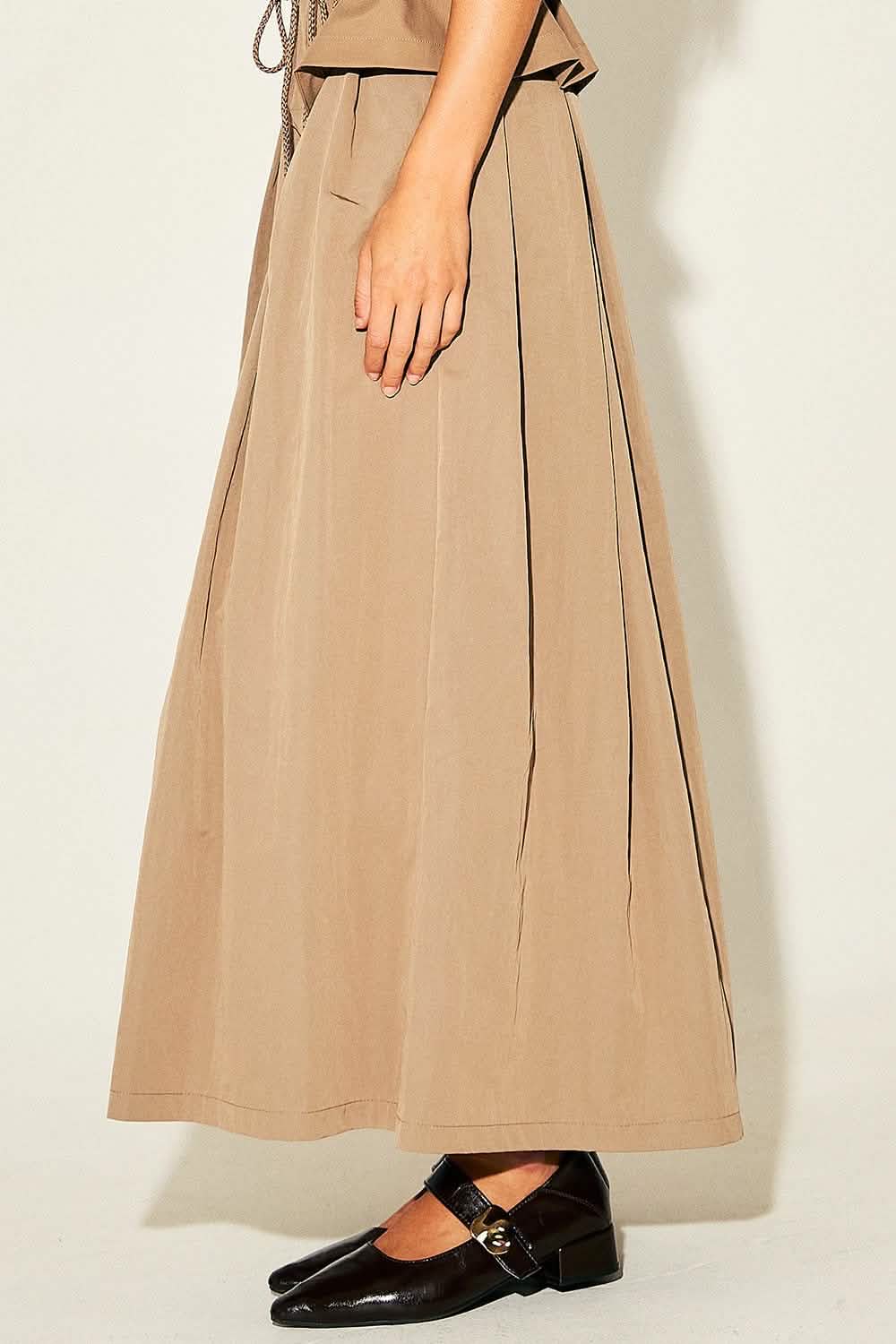 Pleated Wide Leg Pants