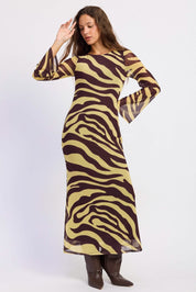 Open Back Maxi Dress