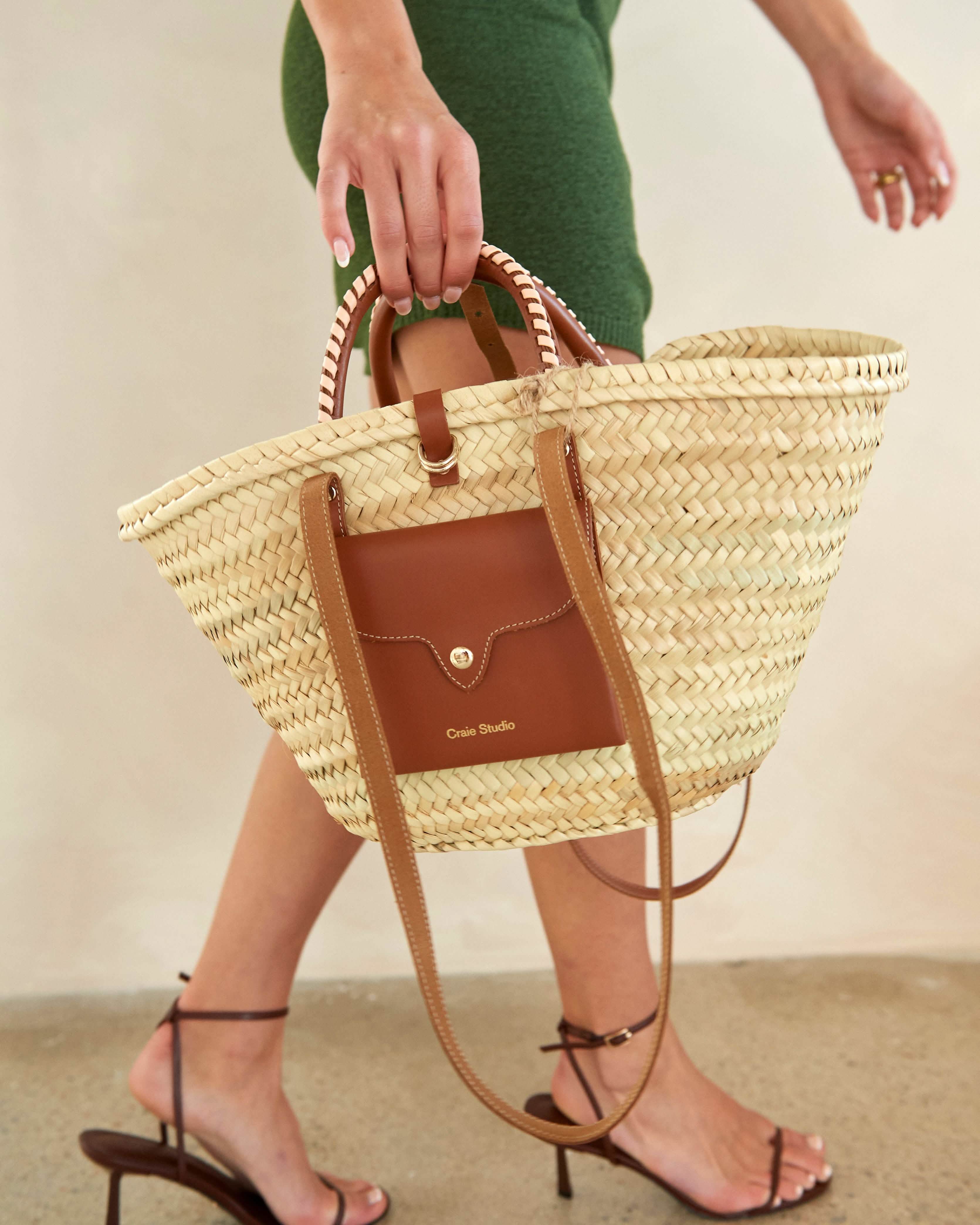 Mini Straw Tote