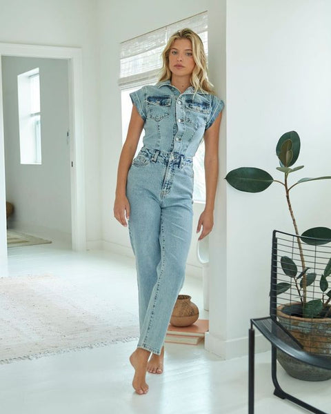 Denim Jumpsuit – S.L. Blake And Company, LLC