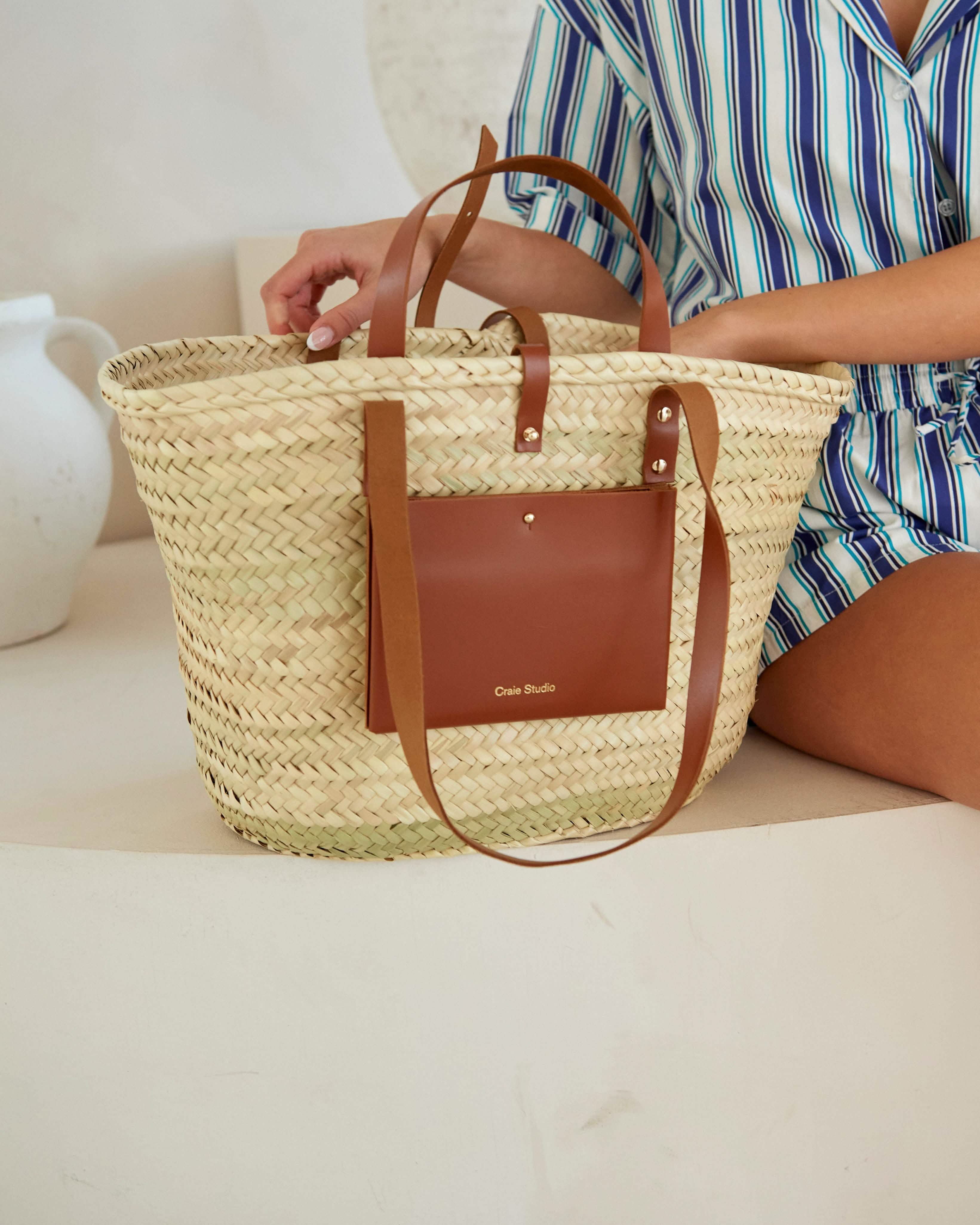 Large Straw Tote