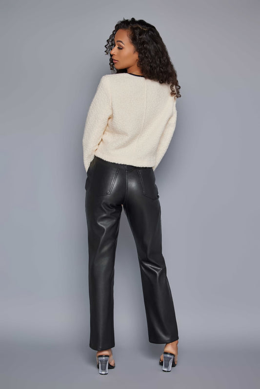 Sadie Leather Combo Pants