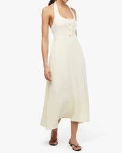 Button Front Maxi Dress