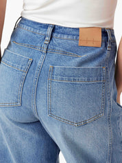 Harper Cropped Barrel Jeans