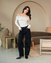 ROLLAS- Gigi Barrel Jean