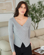 Andes Crisscross Knit Top