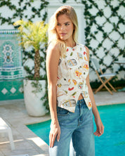 Printed Vest