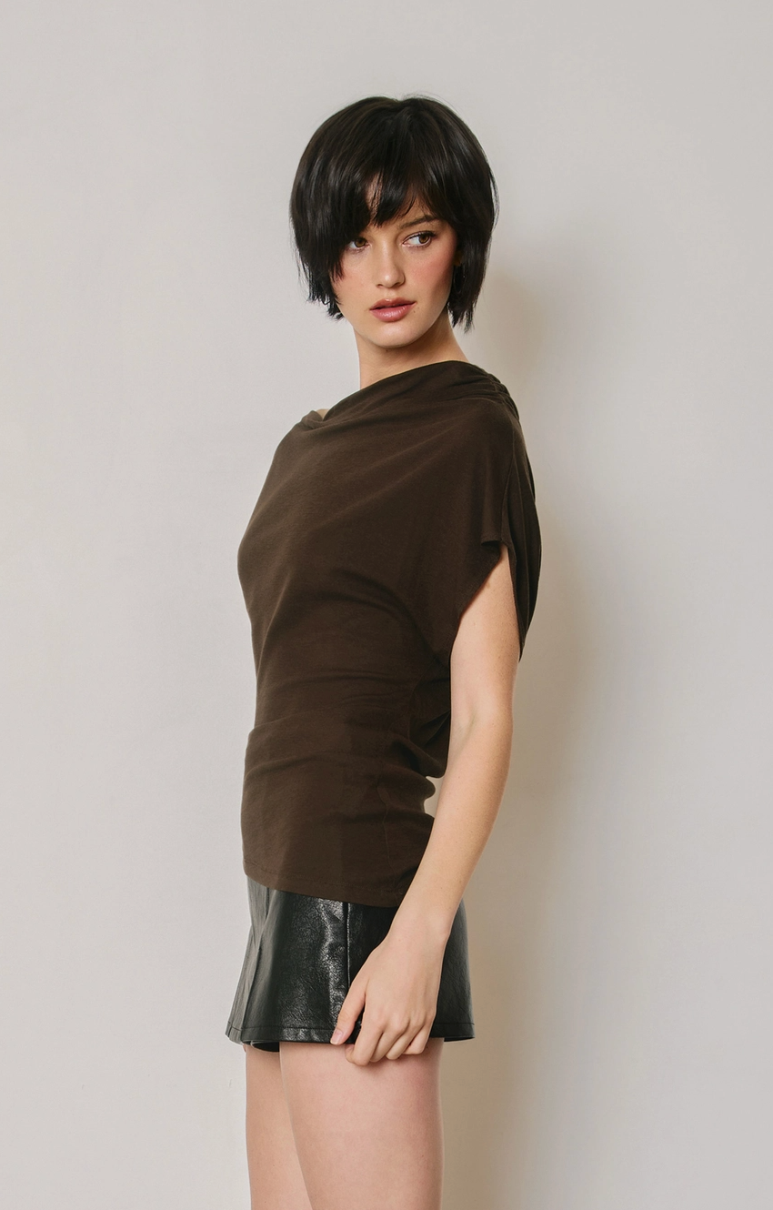 Asymmetrical Drape Top