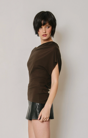 Asymmetrical Drape Top