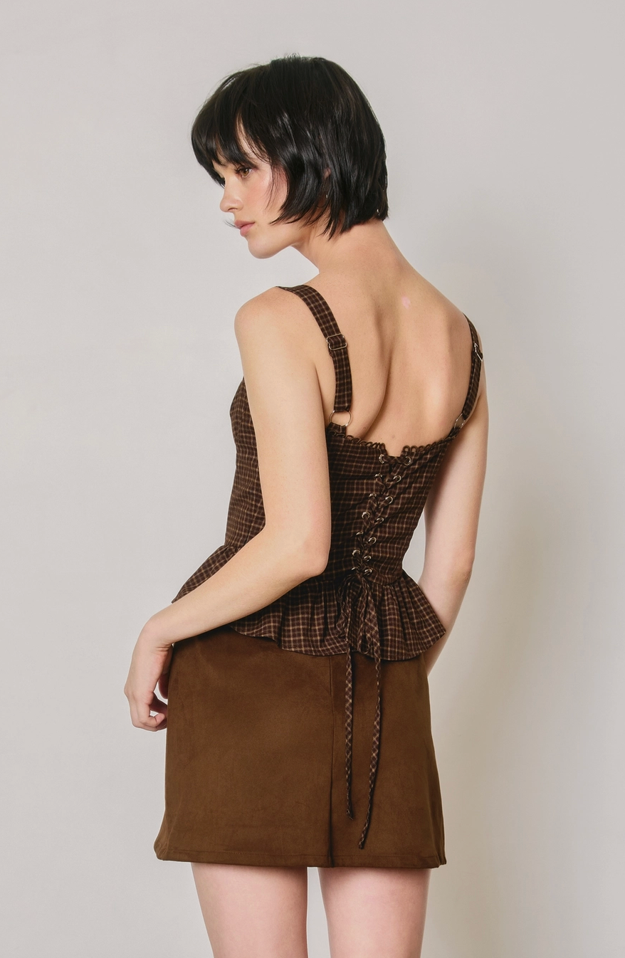 Structured Peplum Top