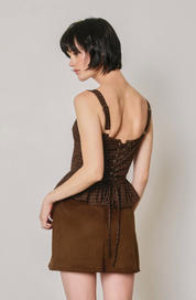 Structured Peplum Top