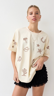 Cowboy Embo Tee