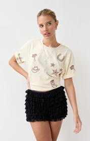 Cowboy Embo Tee