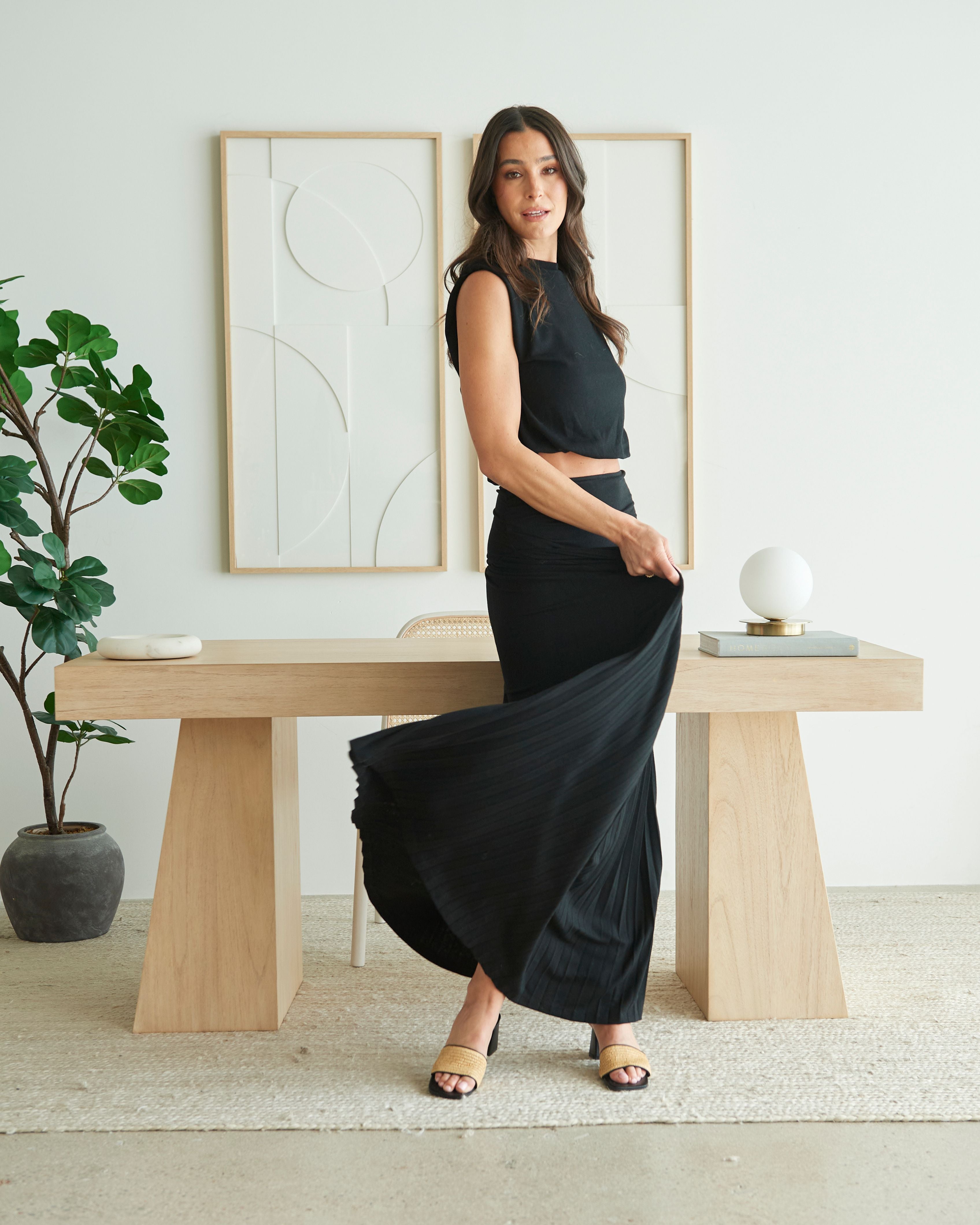 Field of Dreams Maxi Skirt