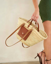Mini Straw Tote