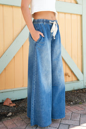 Bell Jar Palazzo Denim Pants