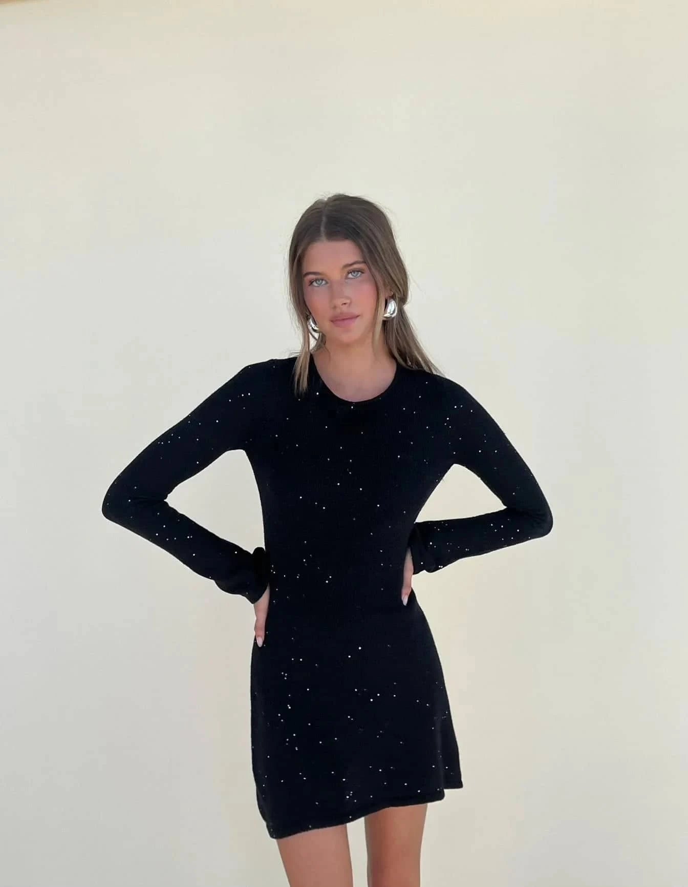 Open Back Mini Dress