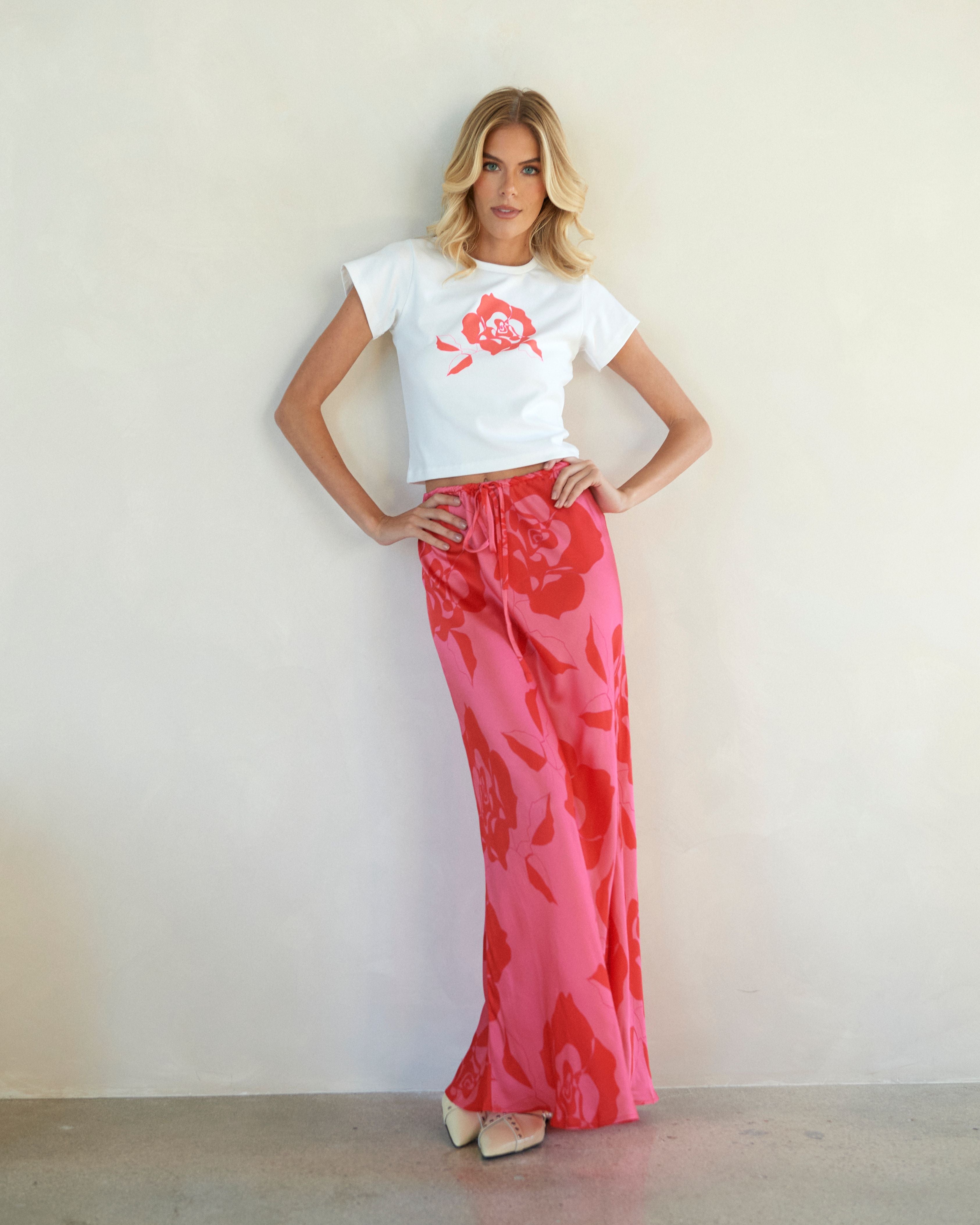 A Rose Name Maxi Skirt