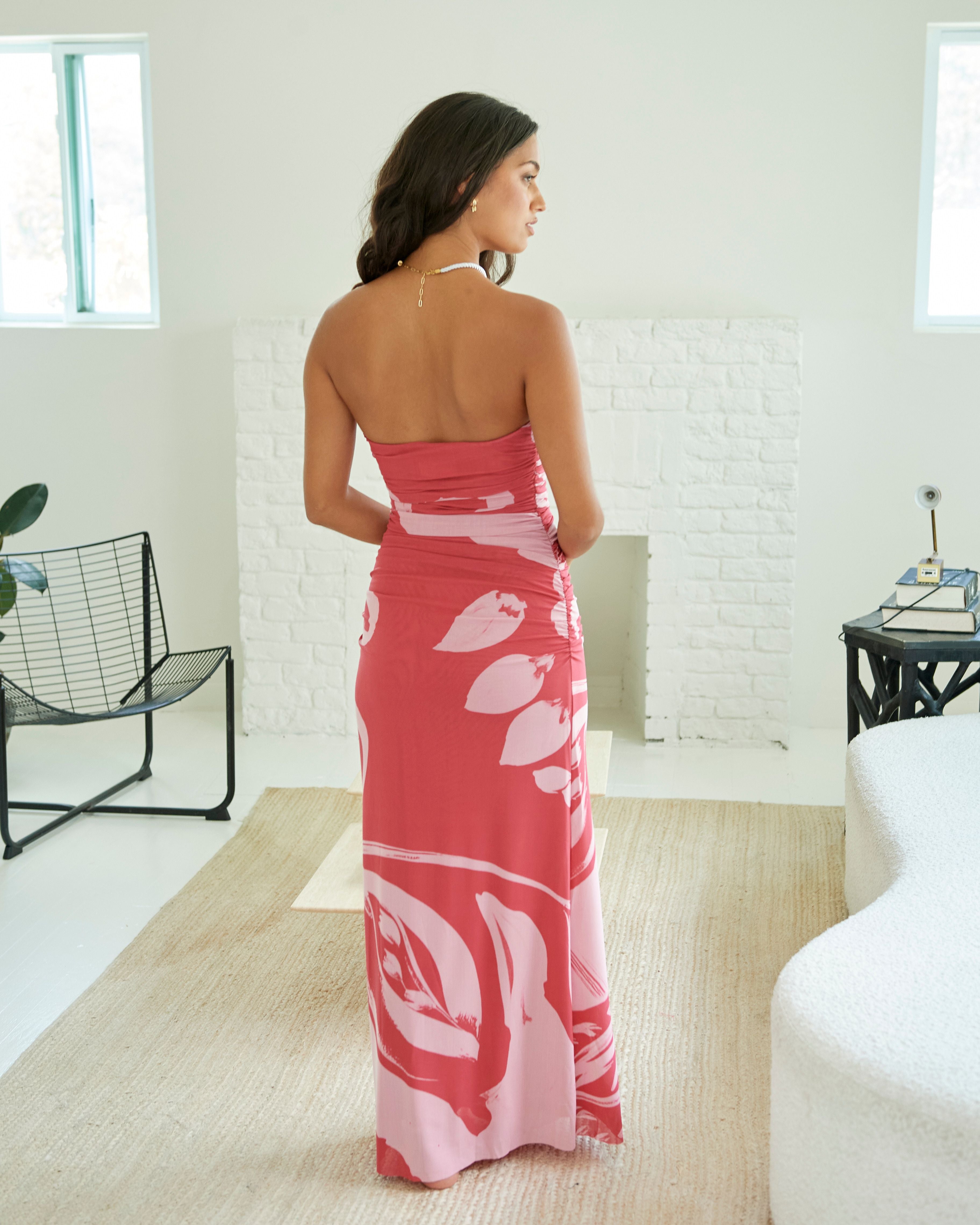Flora Strapless Dress